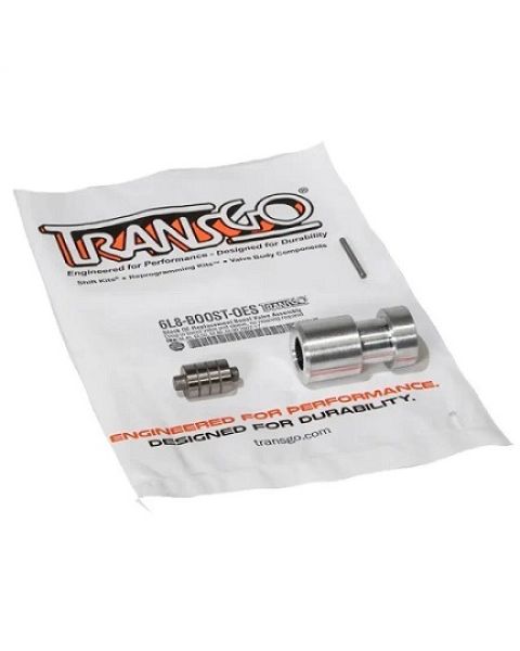 6L8-BOOST-OES - TransGo GM Chevy Cadillac Pontiac BMW 6L45 6L50 6L80 6L90 Stock OE Replacement Boost Valve and Sleeve 2005-2024