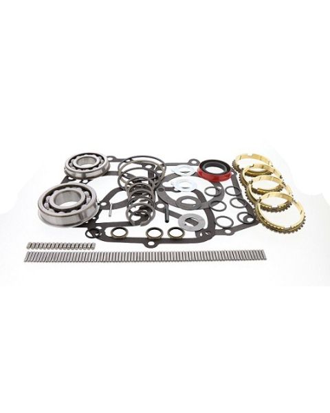 BK117HDWS - GM Chevy Buick Oldsmobile Pontiac Muncie M20 1963-1965 and M21 M22 1966-1974 Heavy Duty Bearing and Synchro Transmission Rebuild Kit uses 7/8 Inch Counter Shaft Pin and 80mm OD Input Bearing