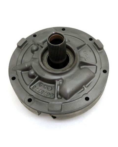 U34500E - GM Chevy 4L80E Used Pump Assembly Two Cooler Fittings Behind the Bell Housing Type 1991-1996