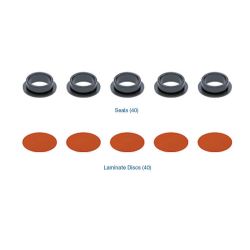 124740-70K - Sonnax 6L45, 6L50, 6L80, 6L90, 6T70 (Gen. 1), 6T75 (Gen 1.) Pressure Switch Rebuild Kit (5 Seals & 5 Discs) - GM Chevy