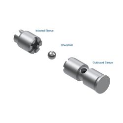 92835-45k - Sonnax Dodge Chrysler Ram Jeep Mopar 68RFE 66RFE 65RFE 545RFE 45RFE Oversized Low/Reverse Switch Checkball Sleeve Kit 1999-2018