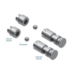 92835-47k - Sonnax Dodge Chrysler Mopar 62TE Oversized Low/Reverse Switch Checkball Sleeve Kit 2007-2023