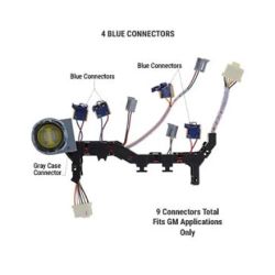 121446E - Allison GM Chevy LT1000 Internal Wire Harness 9 Connectors without G Solenoid and 4 Blue Connectors 2010-2019