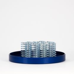 123900DSR - TCS Dodge Chrysler Plymouth Mopar TF727 Billet Aluminum Front Drum Spring Retainer Kit