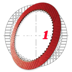 RCPS-218 - Raybestos 5R110W Torque Shift Stage-1 Red Performance Friction Clutch Pack Module - Ford '05-'07