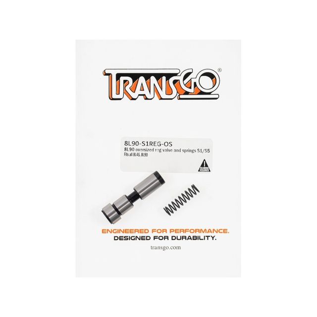 8L90-S1REG-OS - Transgo GM Chevy 8L45 8L90 S1 and S5 Oversize Regulator Valve 2015-On