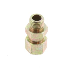 T76996 - Fitting, AOD/AODE/4R70W Cooler (Screw In) (1/4” Pipe Thread) Pipe Thread Screws In To Case (For A 5/16” Push-In Cooler Line)