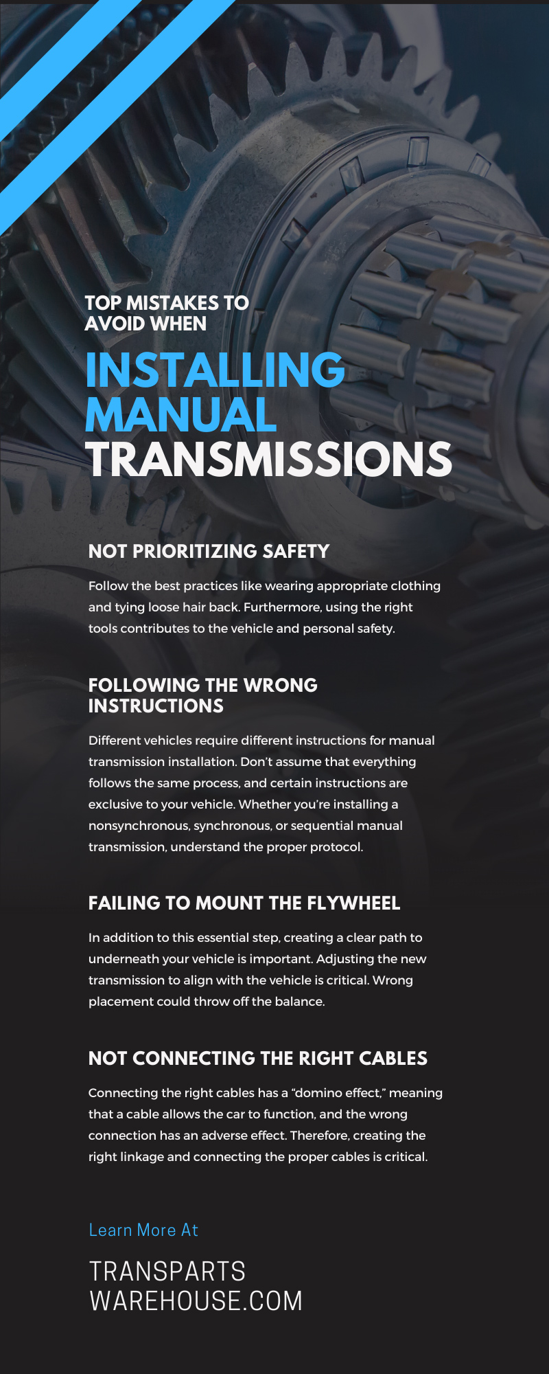 Top Mistakes To Avoid When Installing Manual Transmissions