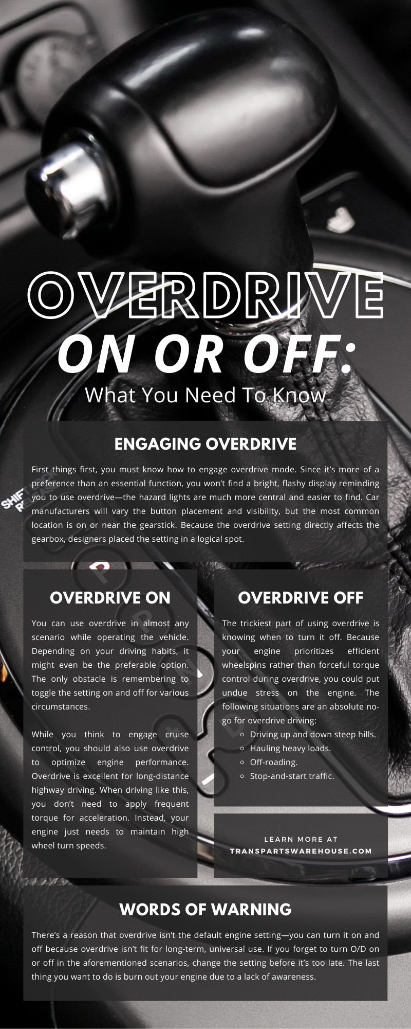 Overdrive On or Off: What You Need To Know